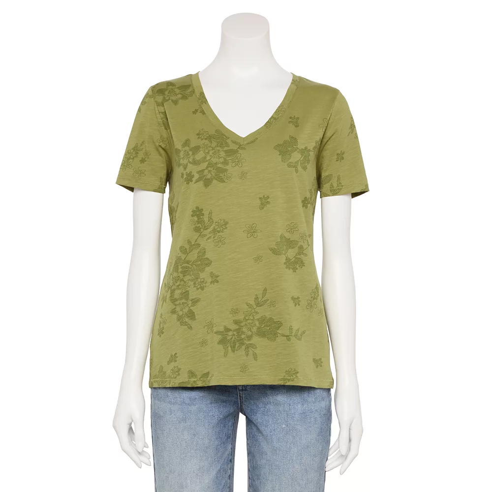 Women's Sonoma Goods For Life® Everyday V-Neck Tee 3 Women's Sonoma Goods For Life® Everyday V-Neck Tee - Image 3