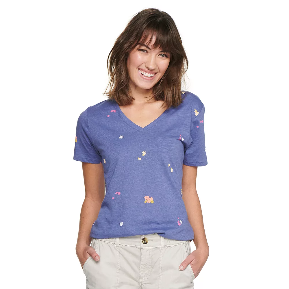 Women's Sonoma Goods For Life® Everyday V-Neck Tee 6 Women's Sonoma Goods For Life® Everyday V-Neck Tee - Image 6