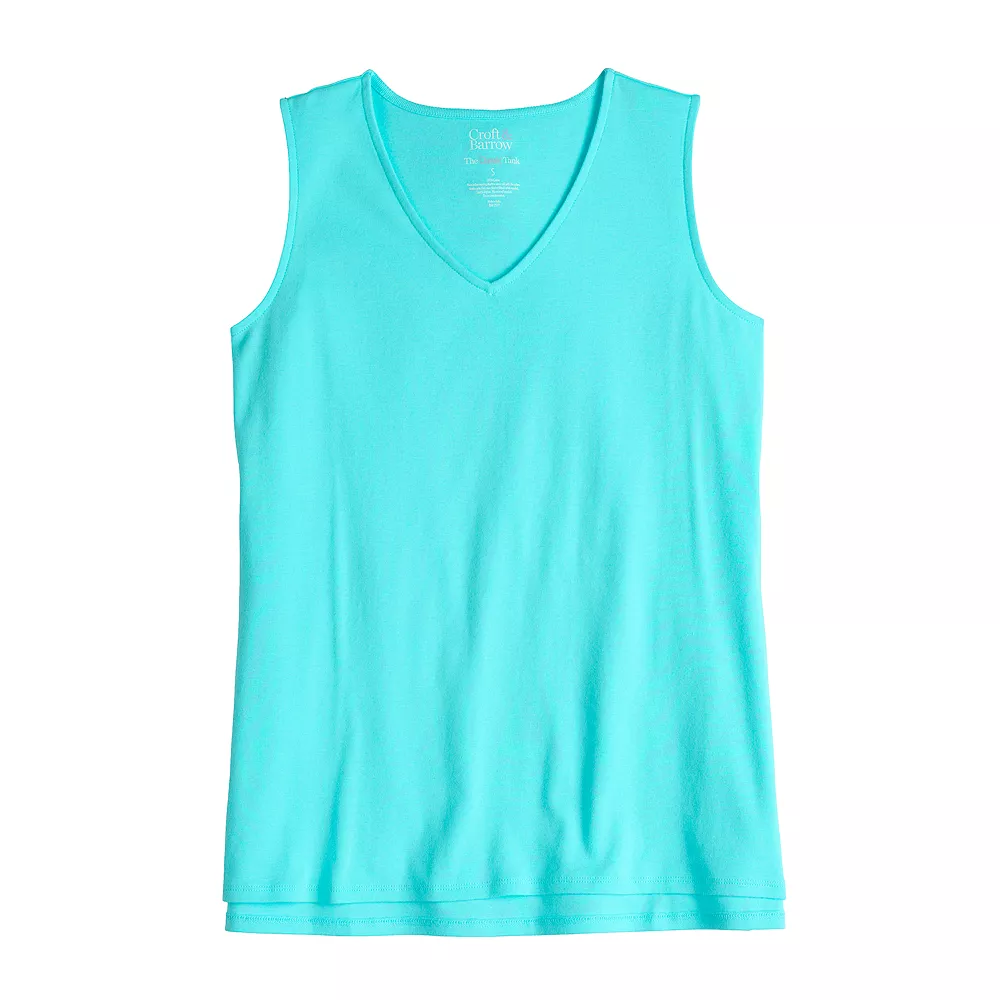 Women's Croft & Barrow® Soft V-Neck Tank 6 Women's Croft & Barrow® Soft V-Neck Tank - Image 6