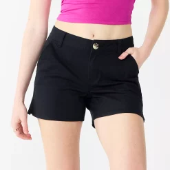 Alternative view of Juniors' SO® Chino Midi Shorts