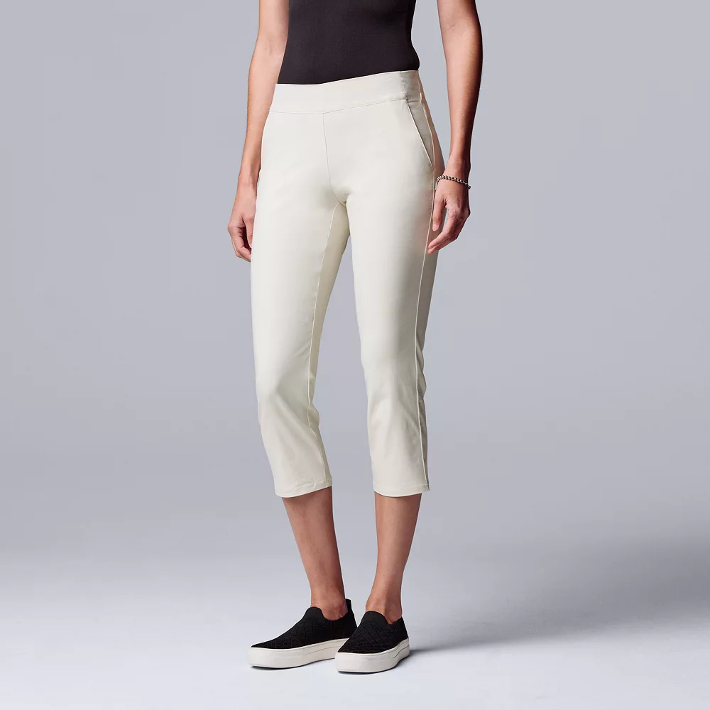 Women's Simply Vera Vera Wang Simply Modern Capri Pants 1 Women's Simply Vera Vera Wang Simply Modern Capri Pants