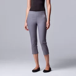 Alternative view of Women's Simply Vera Vera Wang Simply Modern Capri Pants