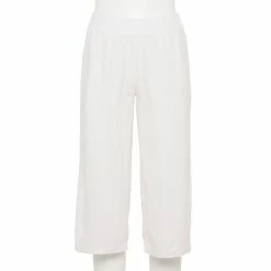 Alternative view of Petite Croft & Barrow® Wide-Leg Crop Pants