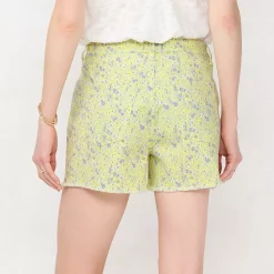 Women's LC Lauren Conrad High Rise Cut-Off Shorts 8 Women's LC Lauren Conrad High Rise Cut-Off Shorts -Cuddl Duds SHOP 5536491 ALT