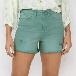 Women's LC Lauren Conrad High Rise Cut-Off Shorts 7 Women's LC Lauren Conrad High Rise Cut-Off Shorts -Cuddl Duds SHOP 5536491 Chadwick Green
