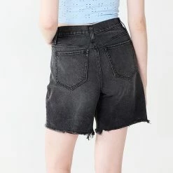 Juniors' SO® High Waisted Dad Shorts 9 Juniors' SO® High Waisted Dad Shorts -Cuddl Duds SHOP 5542169 ALT
