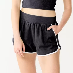 Juniors' SO® Towel Terry Dolphin Shorts 13 Juniors' SO® Towel Terry Dolphin Shorts -Cuddl Duds SHOP 5554414 Blueberry Skin