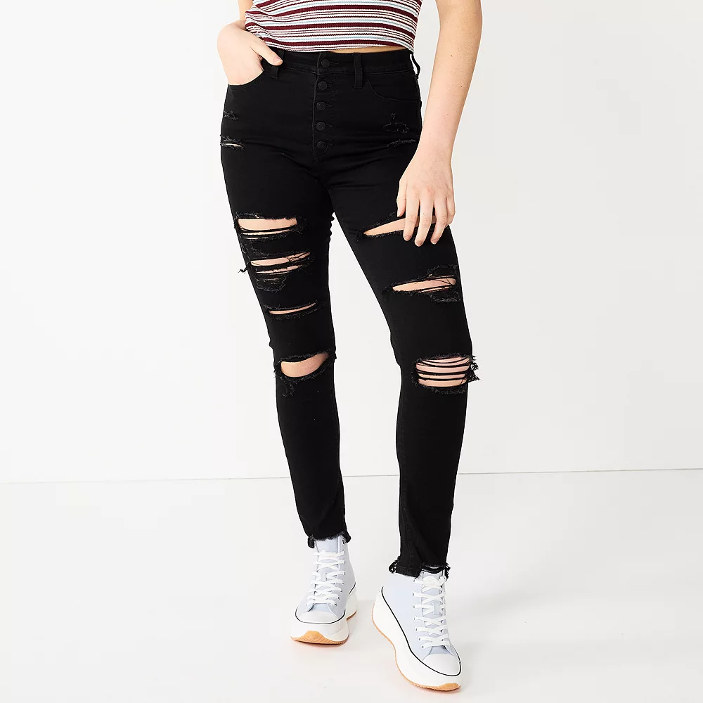 Juniors' SO® Curvy Super High-Rise Jeggings 2 Juniors' SO® Curvy Super High-Rise Jeggings - Image 2