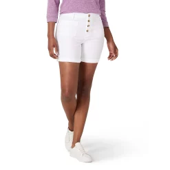 Women's Lee® Legendary Patch Pocket Shorts 12 Women's Lee® Legendary Patch Pocket Shorts -Cuddl Duds SHOP 5557174 White