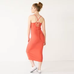 Juniors' SO® Strappy Bodycon Midi Dress 12 Juniors' SO® Strappy Bodycon Midi Dress -Cuddl Duds SHOP 5559449 ALT