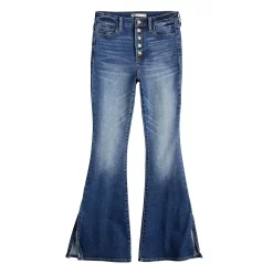 Juniors' SO® High-Rise Flare Jeans -Cuddl Duds SHOP 5568303 ALT5