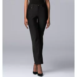 Alternative view of Women's Simply Vera Vera Wang High-Rise Ponte Bootcut Pants