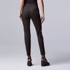 Women's Simply Vera Vera Wang High-Rise Ponte Skinny Pants 5 Women's Simply Vera Vera Wang High-Rise Ponte Skinny Pants -Cuddl Duds SHOP 5573016 ALT