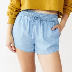 Juniors' SO® Smocked Shorts
