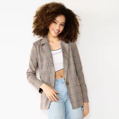 Alternative view of Juniors' SO® Oversized Blazer