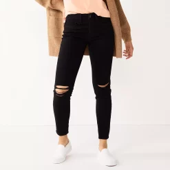 Alternative view of Juniors' SO® Low-Rise Skinny Jeans