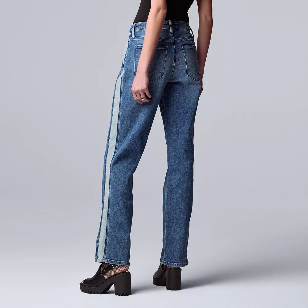 Women's Simply Vera Vera Wang Relaxed Straight Jeans 3 Women's Simply Vera Vera Wang Relaxed Straight Jeans - Image 3