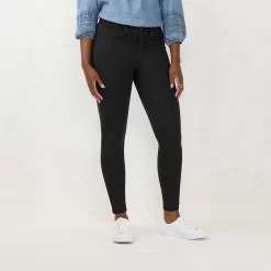 Alternative view of Women's LC Lauren Conrad Curvy Super Skinny Ponte Pants