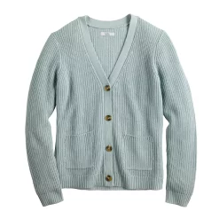 Women's Croft & Barrow® Shaker Cardigan Sweater -Cuddl Duds SHOP 5579048 ALT5