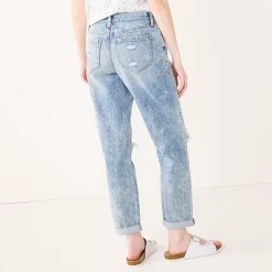 Juniors' SO® Low-Rise Boyfriend Jeans -Cuddl Duds SHOP 5581670 ALT