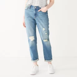 Juniors' SO® Low-Rise Boyfriend Jeans