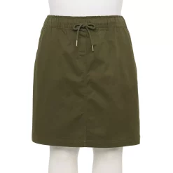 Alternative view of Plus Size Croft & Barrow® Utility Skirt