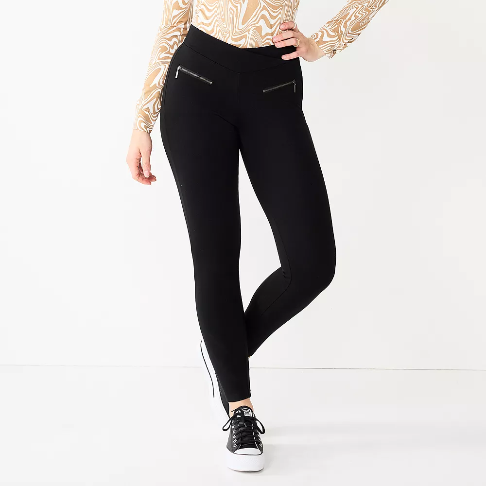 Juniors' SO® High-Rise Ponte Leggings 1 Juniors' SO® High-Rise Ponte Leggings