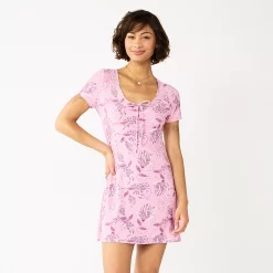 Juniors' SO® Cinched Front Fit & Flare Peasant Dress 14 Juniors' SO® Cinched Front Fit & Flare Peasant Dress -Cuddl Duds SHOP 5584010 Purple Folk Floral