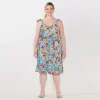 Plus Size LC Lauren Conrad Surplice Faux-Wrap Dress