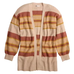 Juniors' SO® Waffle Cardigan -Cuddl Duds SHOP 5589105 ALT5