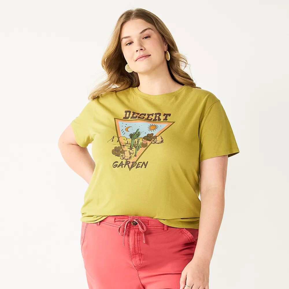 Plus Size Sonoma Goods For Life® Relaxed Graphic Tee 6 Plus Size Sonoma Goods For Life® Relaxed Graphic Tee - Image 6