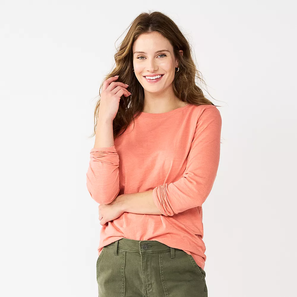 Women's Sonoma Goods For Life® Everyday Crewneck Long Sleeve Tee 10 Women's Sonoma Goods For Life® Everyday Crewneck Long Sleeve Tee - Image 10