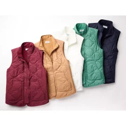 Women's Croft & Barrow® Quilted Vest -Cuddl Duds SHOP 5634524 ALT2