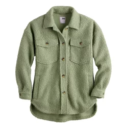 Juniors' SO® Oversized Teddy Sherpa Shacket 5 Juniors' SO® Oversized Teddy Sherpa Shacket -Cuddl Duds SHOP 5635419 ALT5