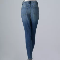 Alternative view of Women's Simply Vera Vera Wang Power Stretch Core Skinny Jeans
