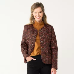 Women's Croft & Barrow® Quilted Jacket