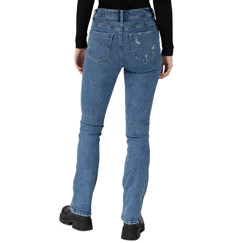 Juniors' Indigo Rein High-Rise Bootcut Jeans 3 Juniors' Indigo Rein High-Rise Bootcut Jeans - Image 3
