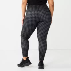 Juniors' Plus Size SO® Crossover High-Rise Sporty Leggings 7 Juniors' Plus Size SO® Crossover High-Rise Sporty Leggings -Cuddl Duds SHOP 5664663 ALT