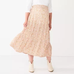 Cuddl Duds SHOP 10 Maternity Sonoma Goods For Life® Smocked Waist Skirt