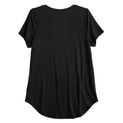 Juniors' SO® Adaptive Short Sleeve Pocket Tee 8 Juniors' SO® Adaptive Short Sleeve Pocket Tee -Cuddl Duds SHOP 5667153 ALT