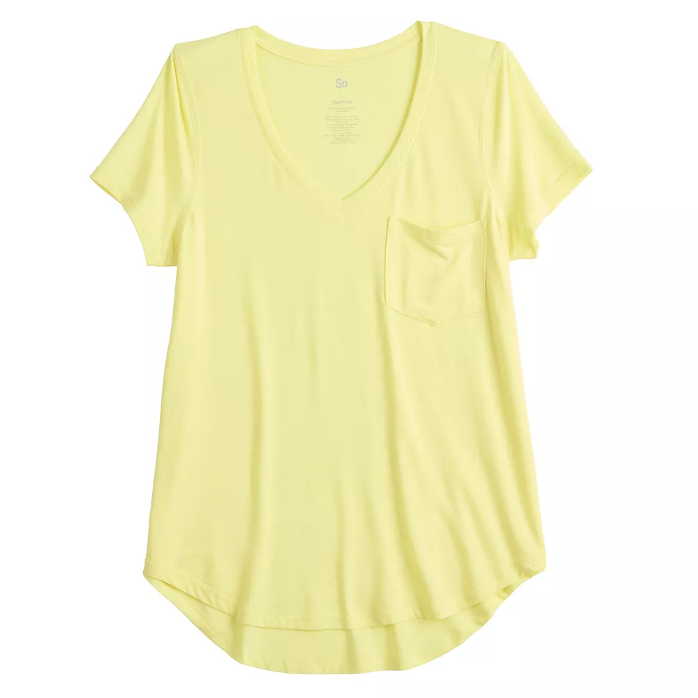 Juniors' SO® Adaptive Short Sleeve Pocket Tee 2 Juniors' SO® Adaptive Short Sleeve Pocket Tee - Image 2