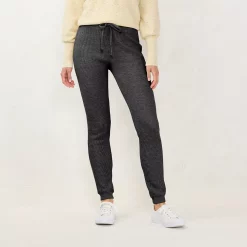 Alternative view of Women's LC Lauren Conrad High-Waist Jogger Leggings