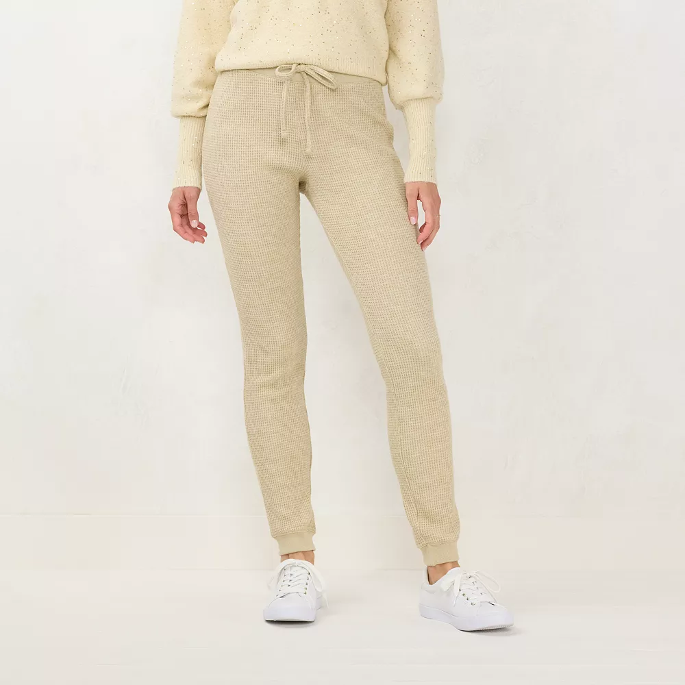 Women's LC Lauren Conrad High-Waist Jogger Leggings 4 Women's LC Lauren Conrad High-Waist Jogger Leggings - Image 4