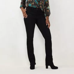 Alternative view of Women's LC Lauren Conrad Curvy High-Rise Barely Bootcut Jeans