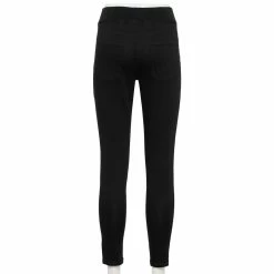 Juniors' SO® Adaptive Easy Dressing Rib Waist Jeggings -Cuddl Duds SHOP 5684599 ALT