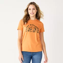 Women's Sonoma Goods For Life® Short Sleeve Graphic Tee 14 Women's Sonoma Goods For Life® Short Sleeve Graphic Tee -Cuddl Duds SHOP 5686029 Happy Halloween