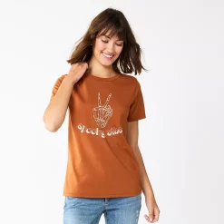 Women's Sonoma Goods For Life® Short Sleeve Graphic Tee 17 Women's Sonoma Goods For Life® Short Sleeve Graphic Tee -Cuddl Duds SHOP 5686029 Spooky Vibes