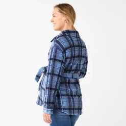Maternity Sonoma Goods For Life® Belted Shacket 5 Maternity Sonoma Goods For Life® Belted Shacket -Cuddl Duds SHOP 5686594 ALT