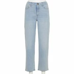 Alternative view of Juniors' SO® Adaptive Easy Dressing Straight Mid-Rise Jeans