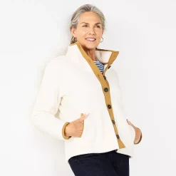 Petite Croft & Barrow® Microfleece Jacket